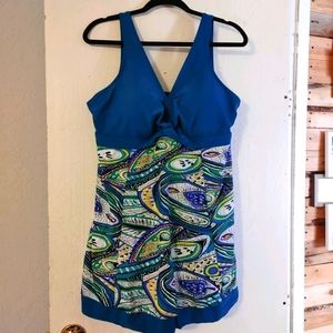 One piece bathing suit